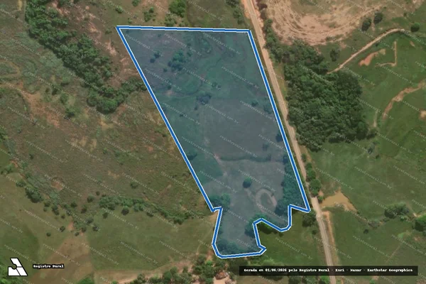 Imagem de satélite de FAZENDA DOS CORREIA - Gleba 03 em Coroaci - MG