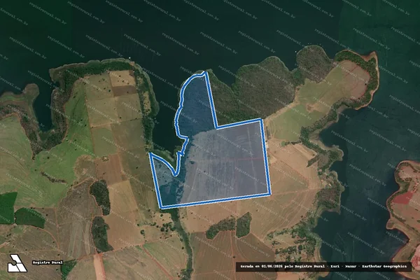 Imagem de satélite de Fazenda Aparecida em Fernandópolis - SP