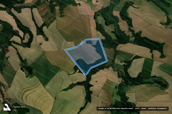 Imagem de satélite de Lote Rural n.º 21-C, da Gleba 02 - Colônia "M" S.J.E. - Lote Rural n.º 21-C, da Gleba 02 - Colônia "M" S.J.E. em Corbélia - PR