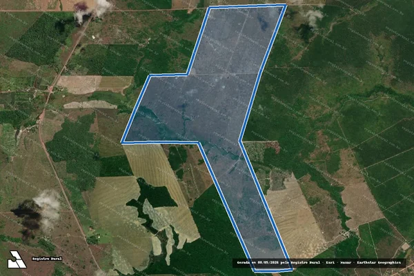 Imagem de satélite de FAZENDA BRASIL NOVO / 001 em Rondon do Pará - PA