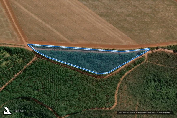 Imagem de satélite de Fazenda Três Barras - Gleba B em São Gonçalo do Abaeté - MG
