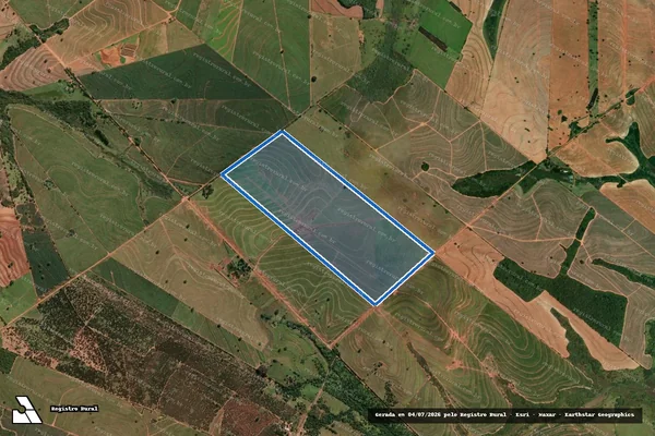 Imagem de satélite de Fazenda Alvorada - GLEBA A em Iacri - SP