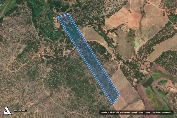 Imagem de satélite de Fazenda Limoeiro - Parte 1 em Floresta - PE