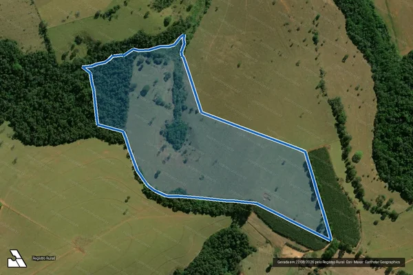 Imagem de satélite de FAZENDA MOIRÃO RACHADO - 001 em Araxá - MG
