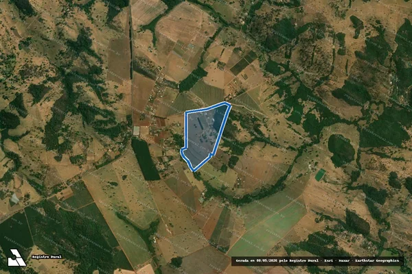 Imagem de satélite de FAZENDA MAGALHÃES OU SOZINHA - GLEBA 03 em Bonfinópolis - GO