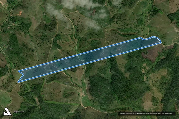 Imagem de satélite de FAZENDA ENGENHO TIMBÓ - FAIXA DE SERVIDÃO 02 em São Benedito do Sul - PE