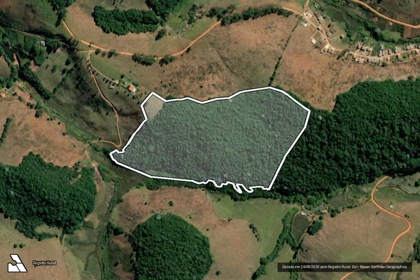 Imagem de satélite de FAZENDA BOA VISTA - 02 em Pedro Teixeira - MG