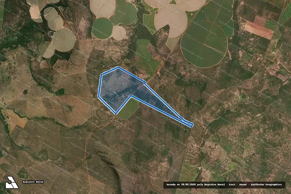 Imagem de satélite de Fazenda Boa Vista - 002 em Brasilândia de Minas - MG