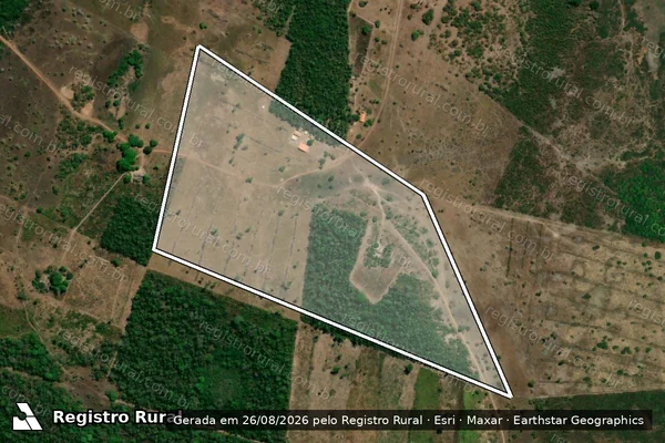 Imagem de satélite de Fazenda Bela Vista - Parte 2 em Conceição do Araguaia - PA