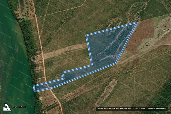 Imagem de satélite de LOTE 04, DO LOTEAMENTO TOCANTINS E SÃO VALÉRIO, 2 ETAPA em Peixe - TO
