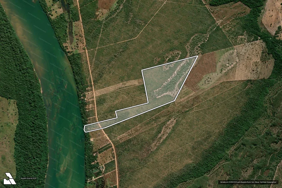 Imagem aérea do item B