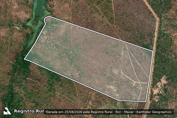 Imagem de satélite de FAZENDA BOA VISTA - Parte B em Guadalupe - PI