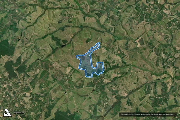 Imagem de satélite de FAZENDA SANTA HELENA - ÁREA 01 em São Miguel das Matas - BA