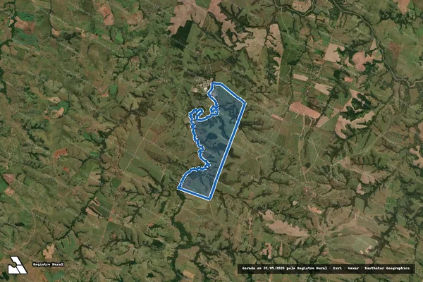 Imagem de satélite de Fazenda São Luiz - Parte 2 em Caiabu - SP