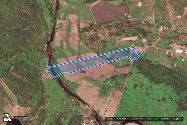 Imagem de satélite de FAZENDA TRES IRMÃOS - Parte 1 em Angicos - RN