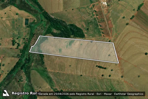 Imagem de satélite de Fazenda Rancho D Água ? Lote nº 75-A - Parte 1 em Nossa Senhora das Graças - PR