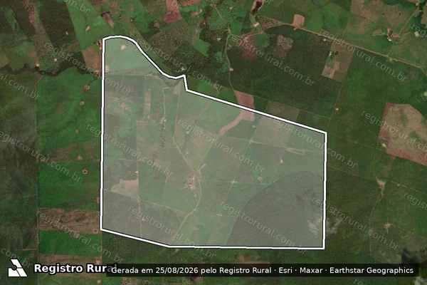 Imagem de satélite de Fazenda São Benedito - Parte 1 em São João do Soter - MA