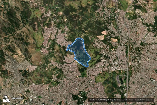 Imagem de satélite de FAZENDA SEVERINA em Vespasiano - MG