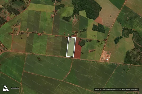 Imagem de satélite de Projeto de Assentamento Lagoa Grande - LOTE 11 em Dourados - MS
