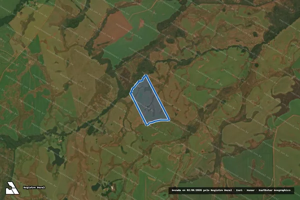Imagem de satélite de FAZENDA DA CERQUINHA - Gleba 2 - Parte 2 em Vacaria - RS