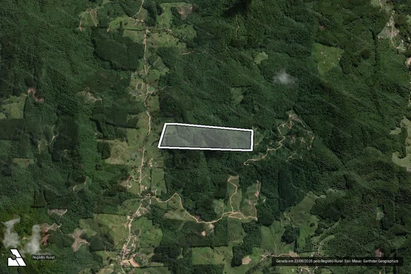 Imagem de satélite de Gilmar Ern - Mat 11758 - PARCELA 02 em São Martinho - SC