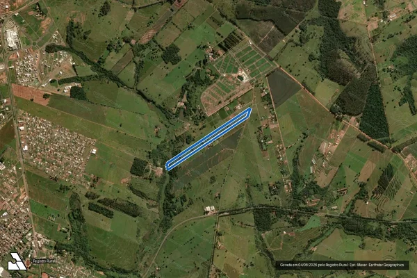 Imagem de satélite de Lote de terras n° 24-Y - PARCELA 02 em Umuarama - PR
