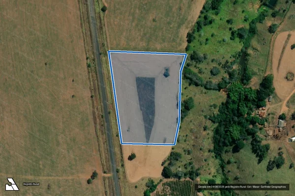 Imagem de satélite de FAZENDA BARROS - PARCELA 02 em Patrocínio - MG