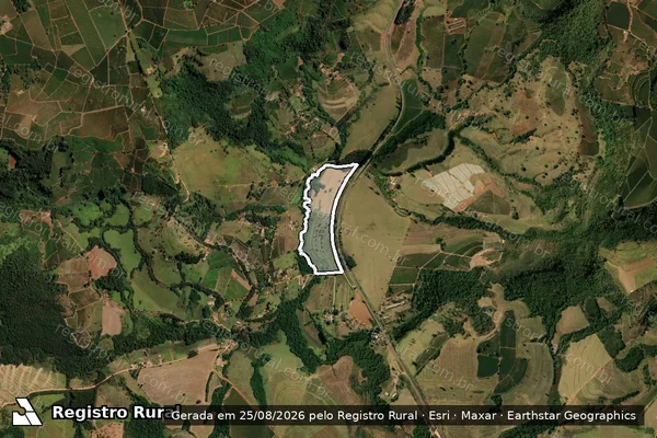 Imagem de satélite de FAZENDA BOA VISTA - PARCELA 03 em Monte Santo de Minas - MG