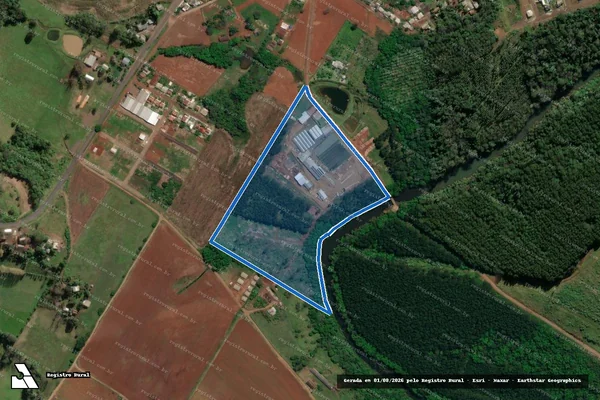 Imagem de satélite de Lote Colonial Nº 192-A - Parte 2 em Riqueza - SC