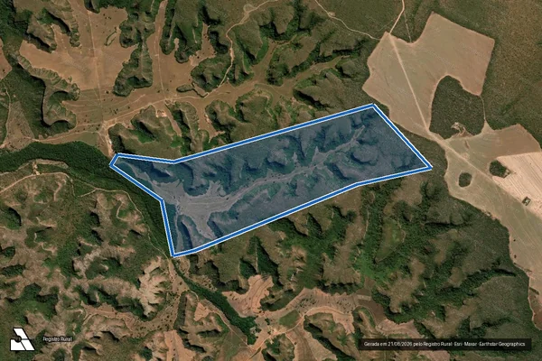 Imagem de satélite de Fazenda Terra Preta e Canjarana - Fazenda Terra Preta em Alto Parnaíba - MA