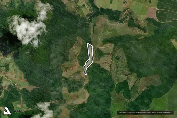 Imagem de satélite de Lote-224 ? PA Jacy Rocha / Antonio Araújo - Parcela-1 em Prado - BA