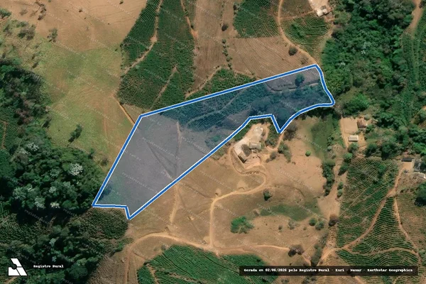 Imagem de satélite de FAZENDA PEDRA BRANCA - ÁREA 01 em Divino - MG
