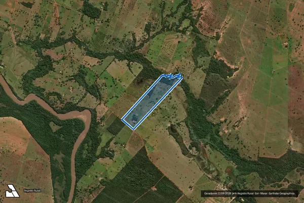 Imagem de satélite de Fazenda São José - Parte 2 em Coxim - MS