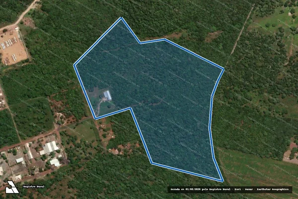 Imagem de satélite de Sitio do Caio - Parcela 1 em Ladário - MS