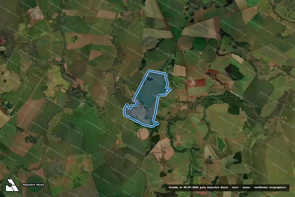 Imagem de satélite de Fazenda Represa - Parte 01 em Dourados - MS