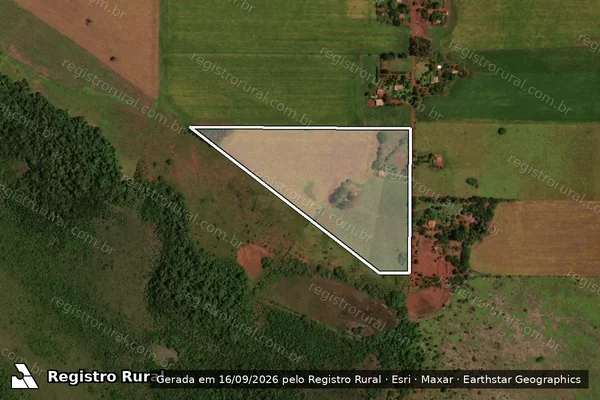 Imagem de satélite de Projeto de Assentamento Eldorado II - Lote 226 em Sidrolândia - MS