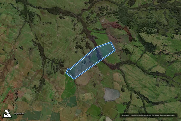 Imagem de satélite de FAZENDA SINUELO - Gleba N em Santo Antônio das Missões - RS