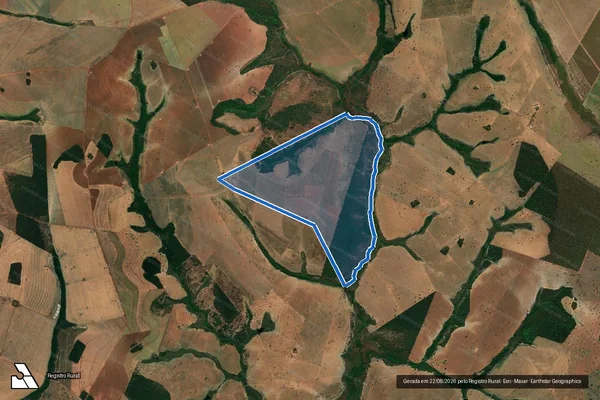 Imagem de satélite de FAZENDA CHARRUA - 001 em Jataí - GO