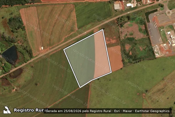 Imagem de satélite de FAZENDA CÓRREGO DO CAFÉ - AGUA BRANCA - Gleba 02 - Gleba 02 em Nerópolis - GO