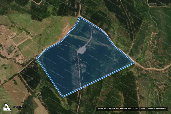 Imagem de satélite de FAZENDA PICA PAU II - Parte 2 em Rio Branco do Ivaí - PR