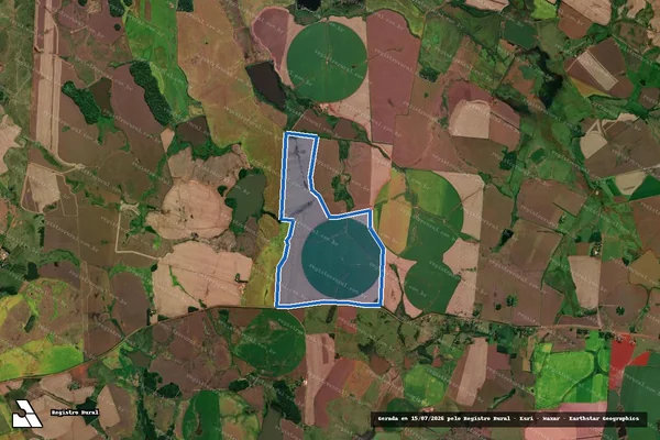 Imagem de satélite de Sem denominação - Parte 2 em São Borja - RS