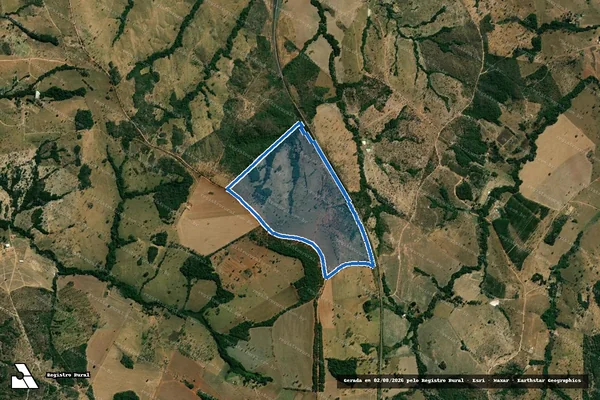 Imagem de satélite de Fazenda Matinha - PARCELA 01 em Goiandira - GO
