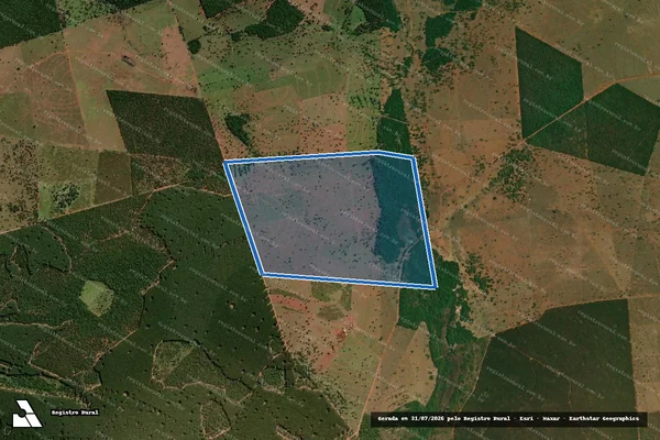 Imagem de satélite de FAZENDA SÃO JOSÉ - GLEBA C em Santa Rita do Pardo - MS
