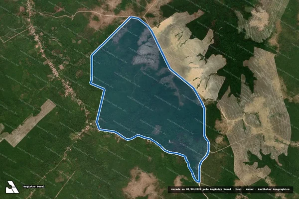 Imagem de satélite de FAZENDA SANTO ANTONIO - FAZENDA SANTO ANTONIO em São Benedito do Rio Preto - MA