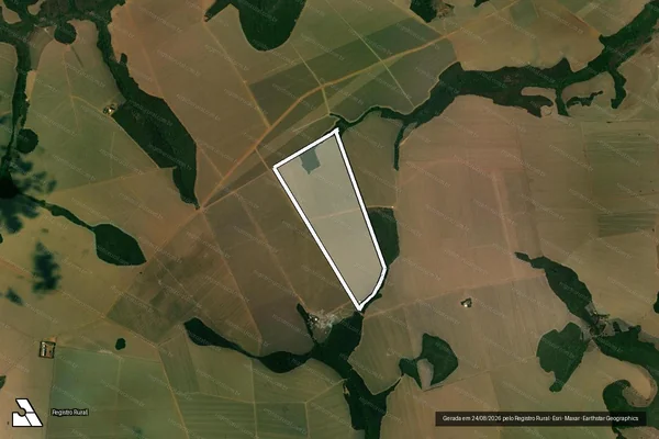 Imagem de satélite de FAZENDA B.JARDIM DO RIO VERDE, E B.JARDIM DAS PEROBAS em Jataí - GO