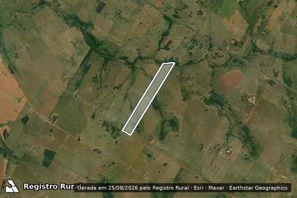 Imagem de satélite de Sítio São Jorge - Parcela 1 em Santo Anastácio - SP