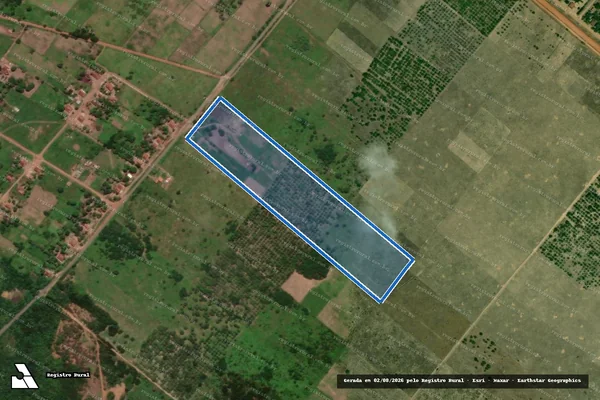 Imagem de satélite de Projeto de Assentamento São Sebastião ? Lote 166 - Parte 1 em Ielmo Marinho - RN