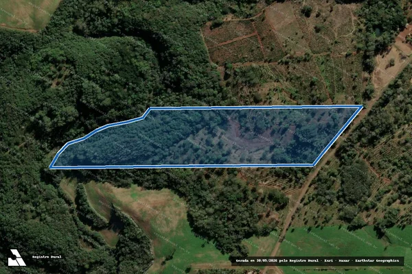 Imagem de satélite de Lote N 61  - 001 em Barão de Cotegipe - RS