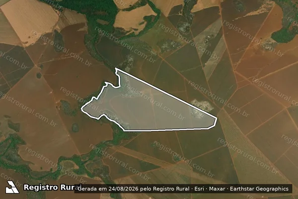 Imagem de satélite de FAZENDA SANTA MARIA - Parte 1 em Bom Jesus de Goiás - GO