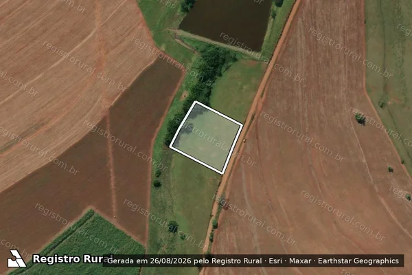 Imagem de satélite de Fazenda Bom Jesus - Gleba B em Ourinhos - SP
